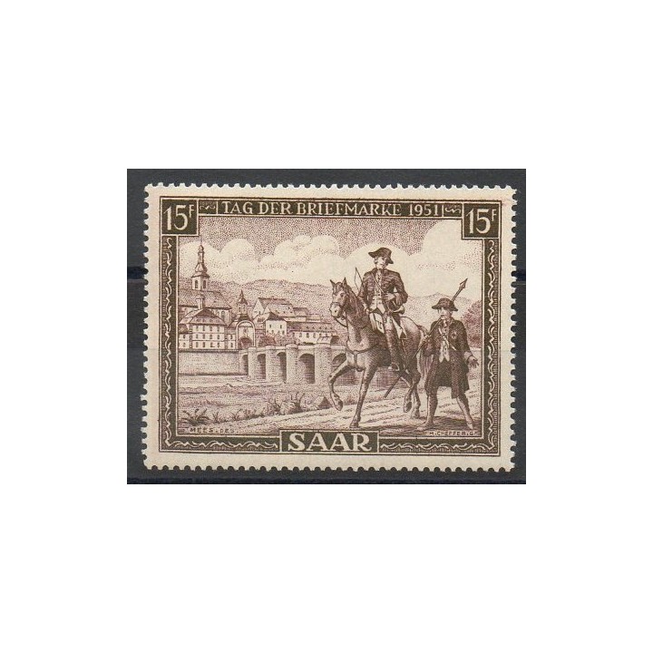 Timbres  - Sarre - 1951 - No 291