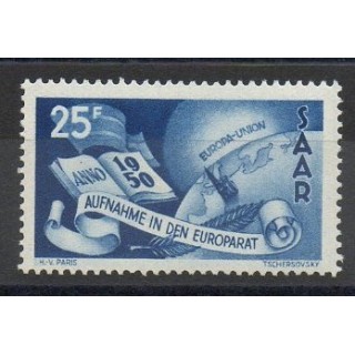Timbres  - Sarre - 1950 - No 277