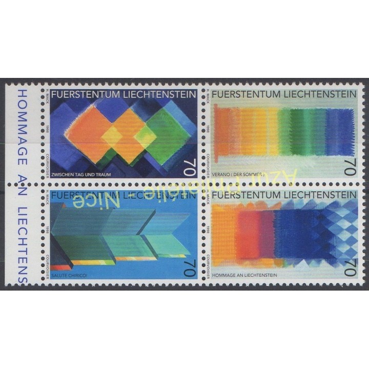 Stamps - Theme paintings - Liechtenstein - 1998 - Nb 1108/1111