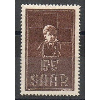 Timbres - Thème santé ou croix-rouge - Sarre - 1954- No 330