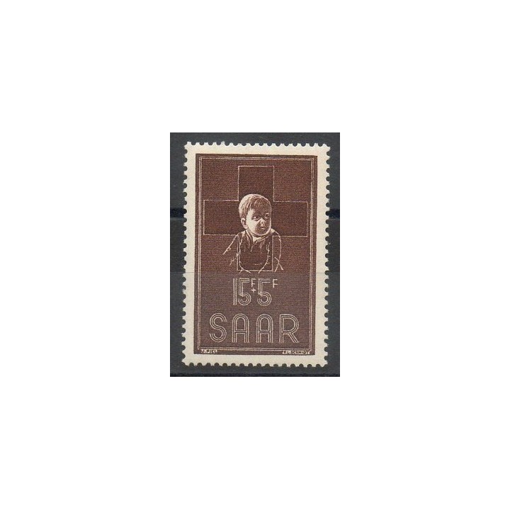 Timbres - Thème santé ou croix-rouge - Sarre - 1954- No 330