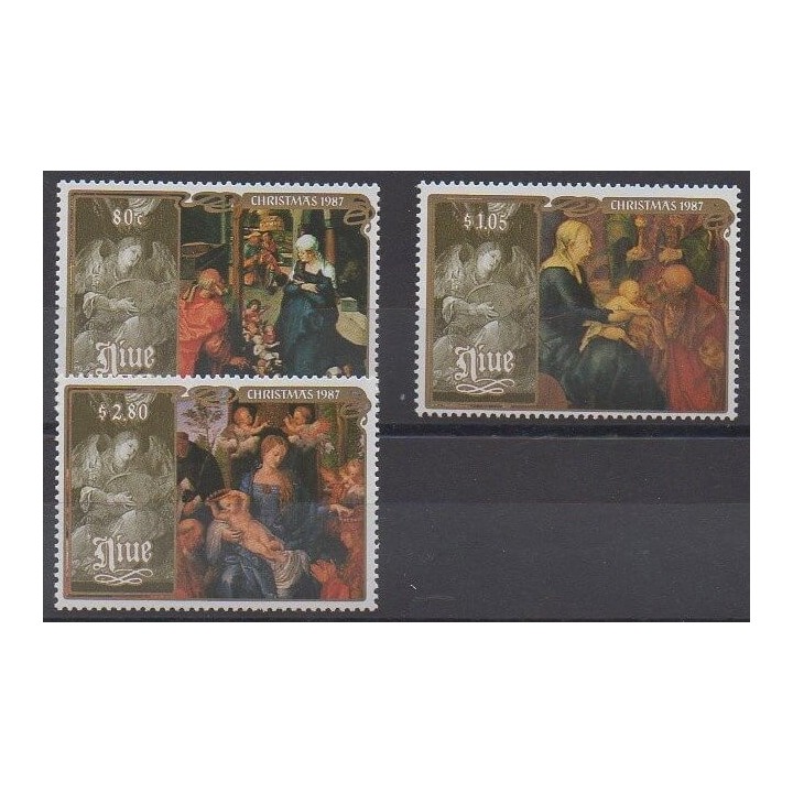 Niue - 1987 - No 526/528 - Noël