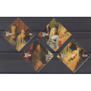 Niue - 1989 - No 547/550 - Noël