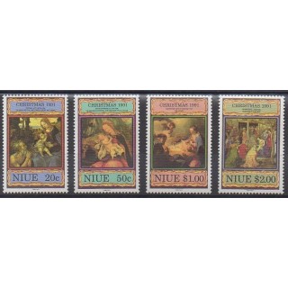 Niue - 1991 - No 572/575 - Noël