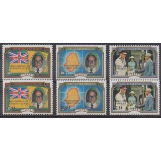 Niue - 1993 - No 618/623 - Célébrités