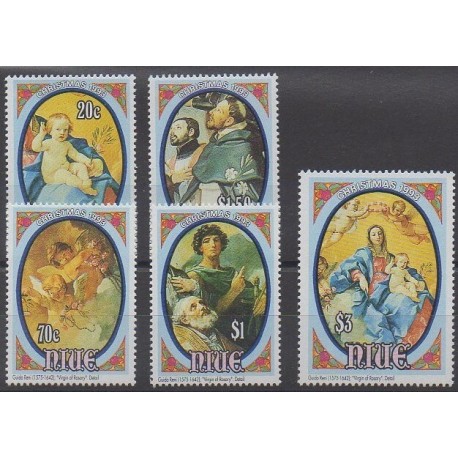 Niue - 1993 - No 628/632 - Noël