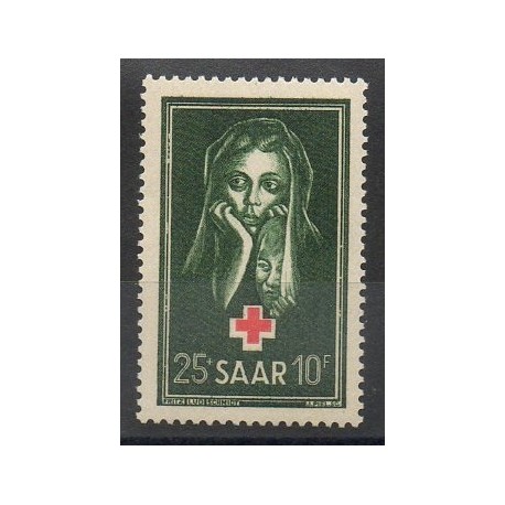Sarre - 1951- No 292 - Santé ou croix-rouge 