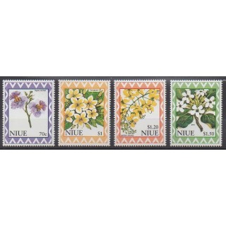Niue - 1996 - No 645/648 - Fleurs