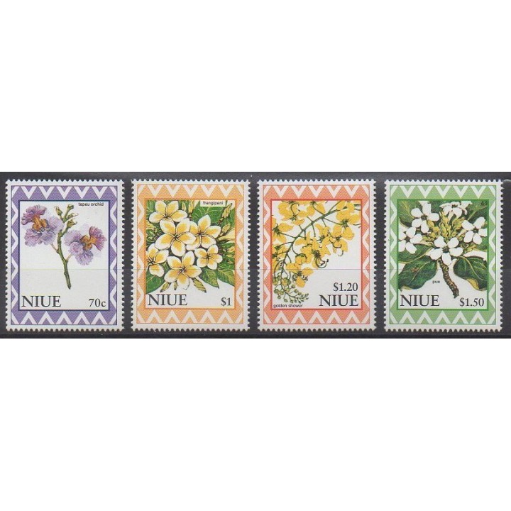Niue - 1996 - No 645/648 - Fleurs
