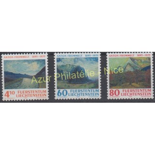 Timbres - Thème tableaux - Liechtenstein - 1995 - No 1049/1051