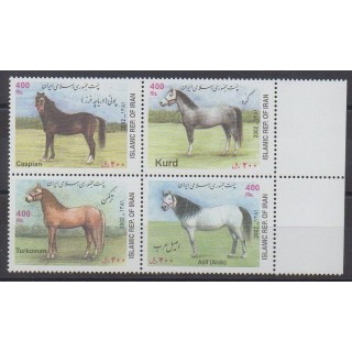 Iran - 2002 - Nb 2626/2629 - Horses