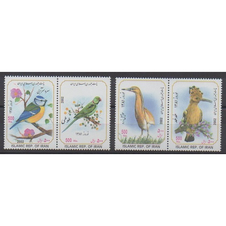 Iran - 2002 - Nb 2614/2617 - Birds