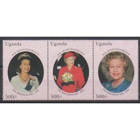 Uganda - 1996 - Nb 1409/1411 - Royalty