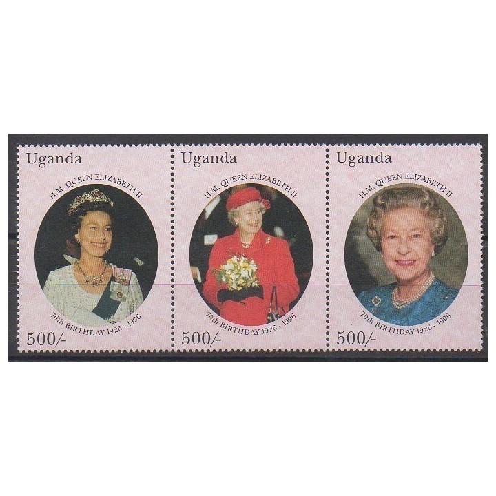 Uganda - 1996 - Nb 1409/1411 - Royalty