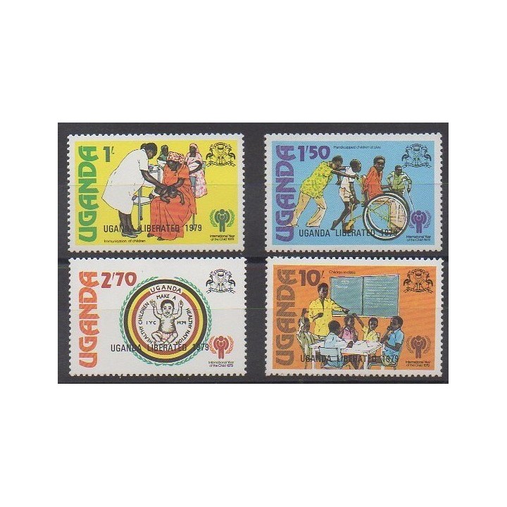Ouganda - 1979 - No 214/217