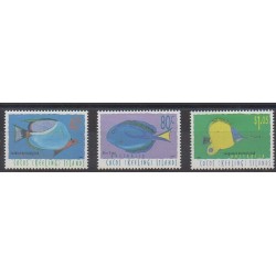 Cocos (Island) - 1995 - Nb 321/323 - Sea animals