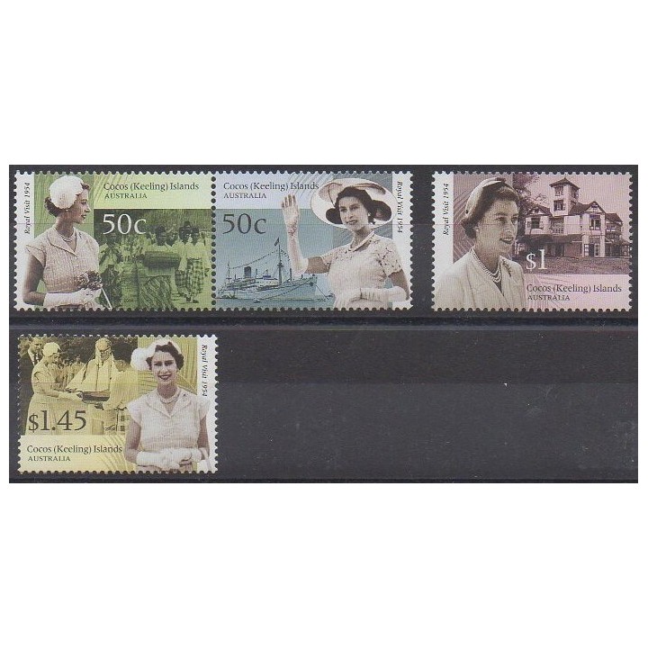 Cocos (Iles) - 2004 - No 397/408 - Royauté - Principauté