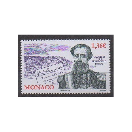 Monaco - 2016 - No 3028 - Royauté - Principauté