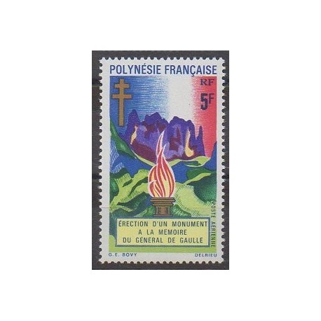 Polynesia - Airmail - 1971 - Nb PA46 - De Gaullle