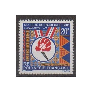 Polynesia - Airmail - 1971 - Nb PA45 - Various sports