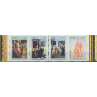 Timbres - Thème tableaux - Irlande - 2003 - No 1532/1535