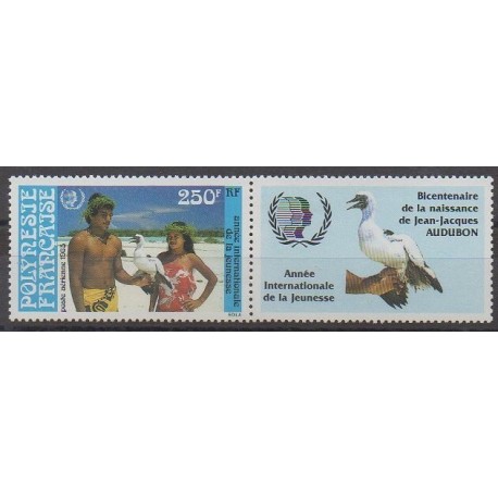 Polynésie - Poste aérienne - 1985 - No PA188 - Oiseaux