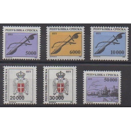 Bosnie-Herzégovine République Serbe - 1993 - No 18/23