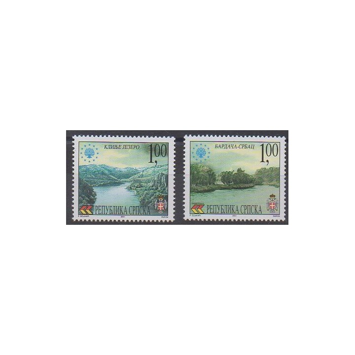 Bosnia and Herzegovina Serbian Republic - 2001 - Nb 207/208 - Environment