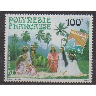 Polynesia - Airmail - 1983 - Nb PA176 - Folklore