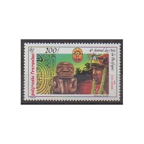 Polynesia - Airmail - 1985 - Nb PA187 - Art