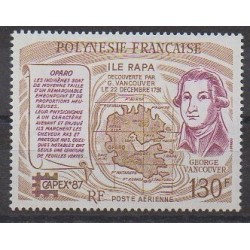 Polynésie - Poste aérienne - 1987 - No PA197 - Navigation