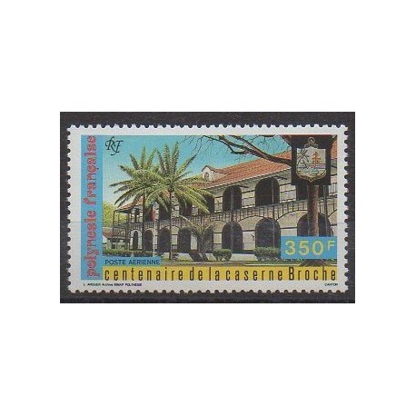 Polynesia - Airmail - 1987 - Nb PA196 - Monuments