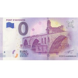 Euro banknote memory - 84 - Pont d'Avignon - 2019-5