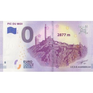 Billet souvenir - 65 - Pic du Midi - 2019-2