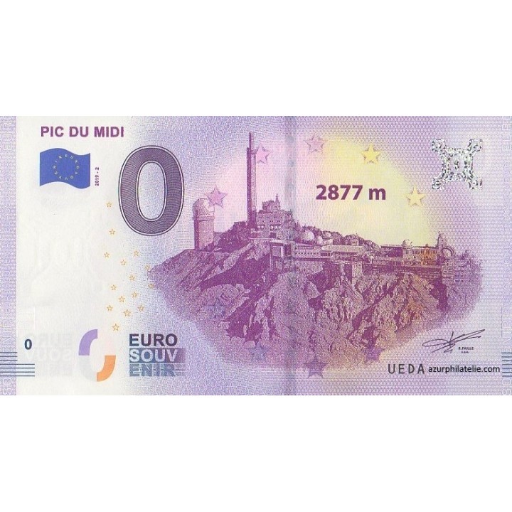 Billet souvenir - 65 - Pic du Midi - 2019-2