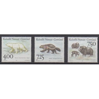 Groenland - 1995 - No 253/255 - Mammifères