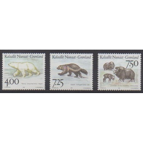 Greenland - 1995 - Nb 253/255 - Mamals