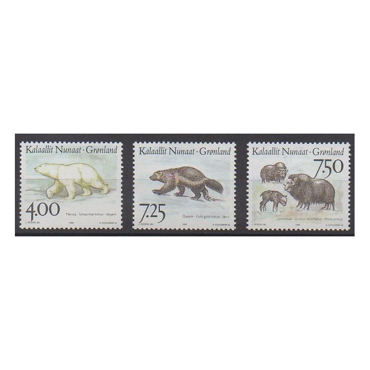 Greenland - 1995 - Nb 253/255 - Mamals
