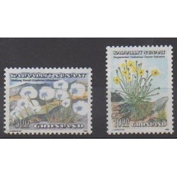 Greenland - 1989 - Nb 185/186 - Flowers