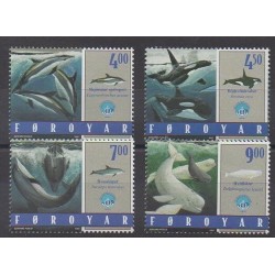 Faroe (Islands) - 1998 - Nb 330/333 - Mamals - Sea animals