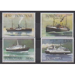 Faroe (Islands) - 1999 - Nb 344/347 - Boats