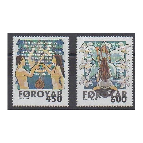 Féroé (Iles) - 1999 - No 362/363 - Noël