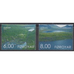 Faroe (Islands) - 2001 - Nb 398/399 - Sights - Europa