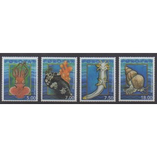 Féroé (Iles) - 2002 - No 410/413 - Animaux marins