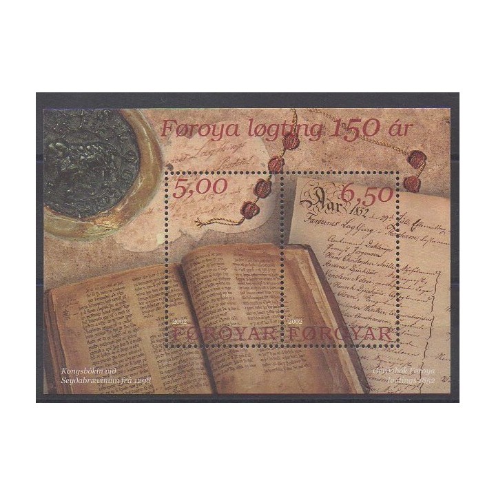 Faroe (Islands) - 2002 - Nb BF13 - Various Historics Themes