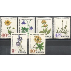 Pologne - 1967- No 1625/1630 - Fleurs