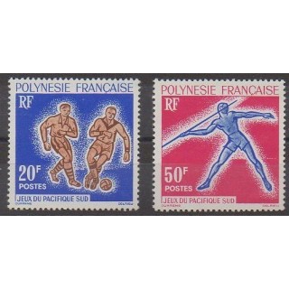 Polynésie - 1963 - No 22/23 - Sports divers