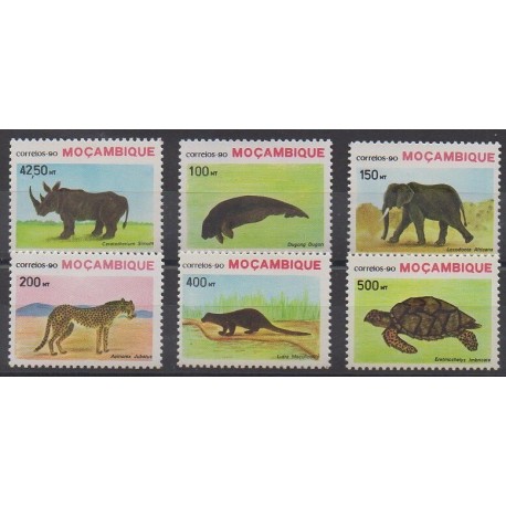 Mozambique - 1990 - Nb 1168/1173 - Endangered species - WWF