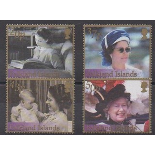 Falkland - 2002 - No 817/820 - Royauté - Principauté