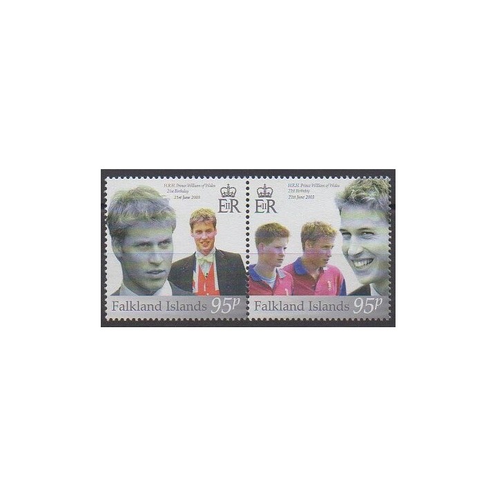 Falkland - 2003 - Nb 846/847 - Royalty